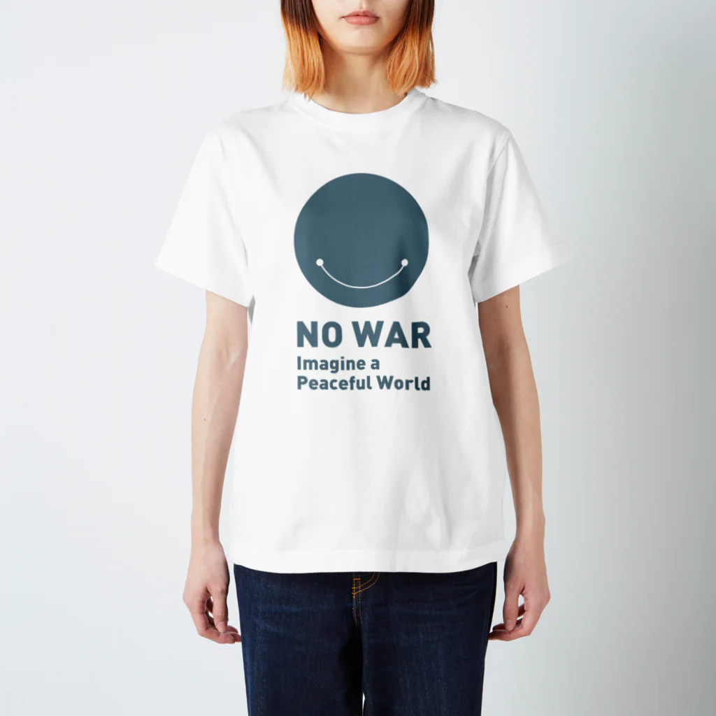 pojipoのNO WAR Regular Fit T-Shirt