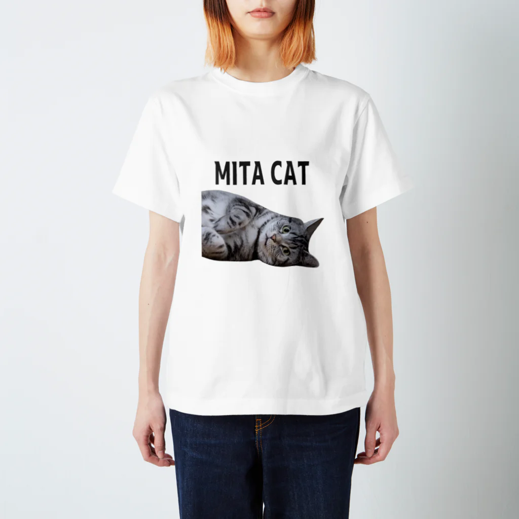 MSTK WORKSのアメショーのミー太くん スタンダードTシャツ