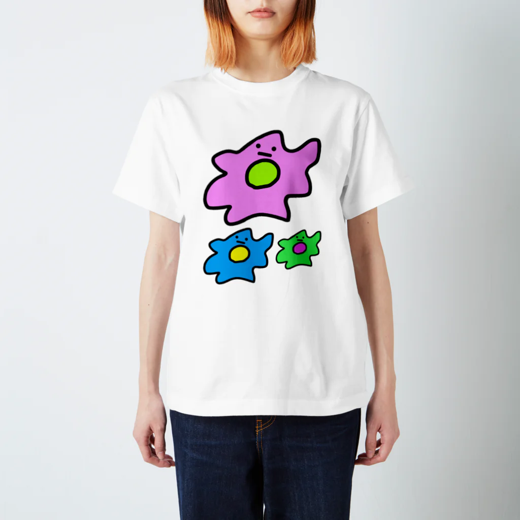 ☆あゆ ころ たろの☆ ハッピーライフのアメーバ スタンダードTシャツ