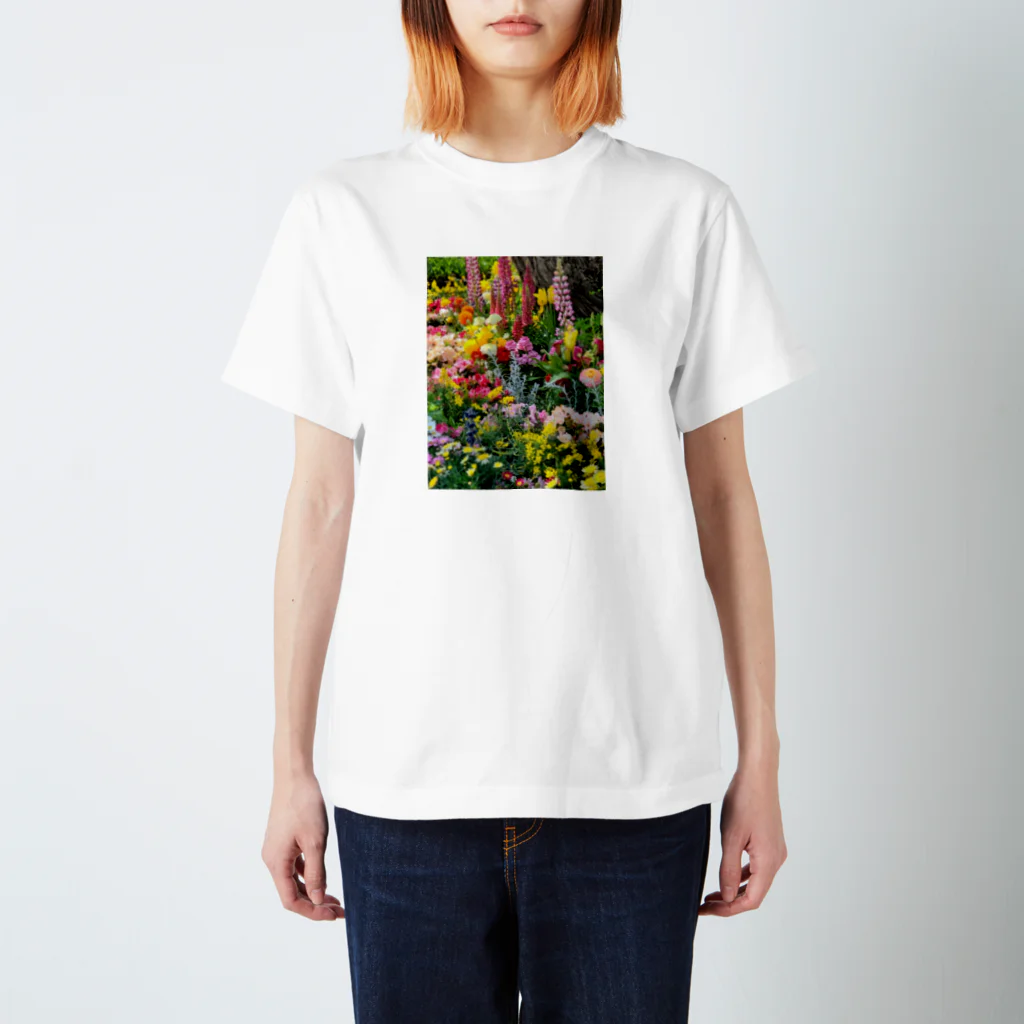 YumYumYumのすごくきれいなお花たち スタンダードTシャツ