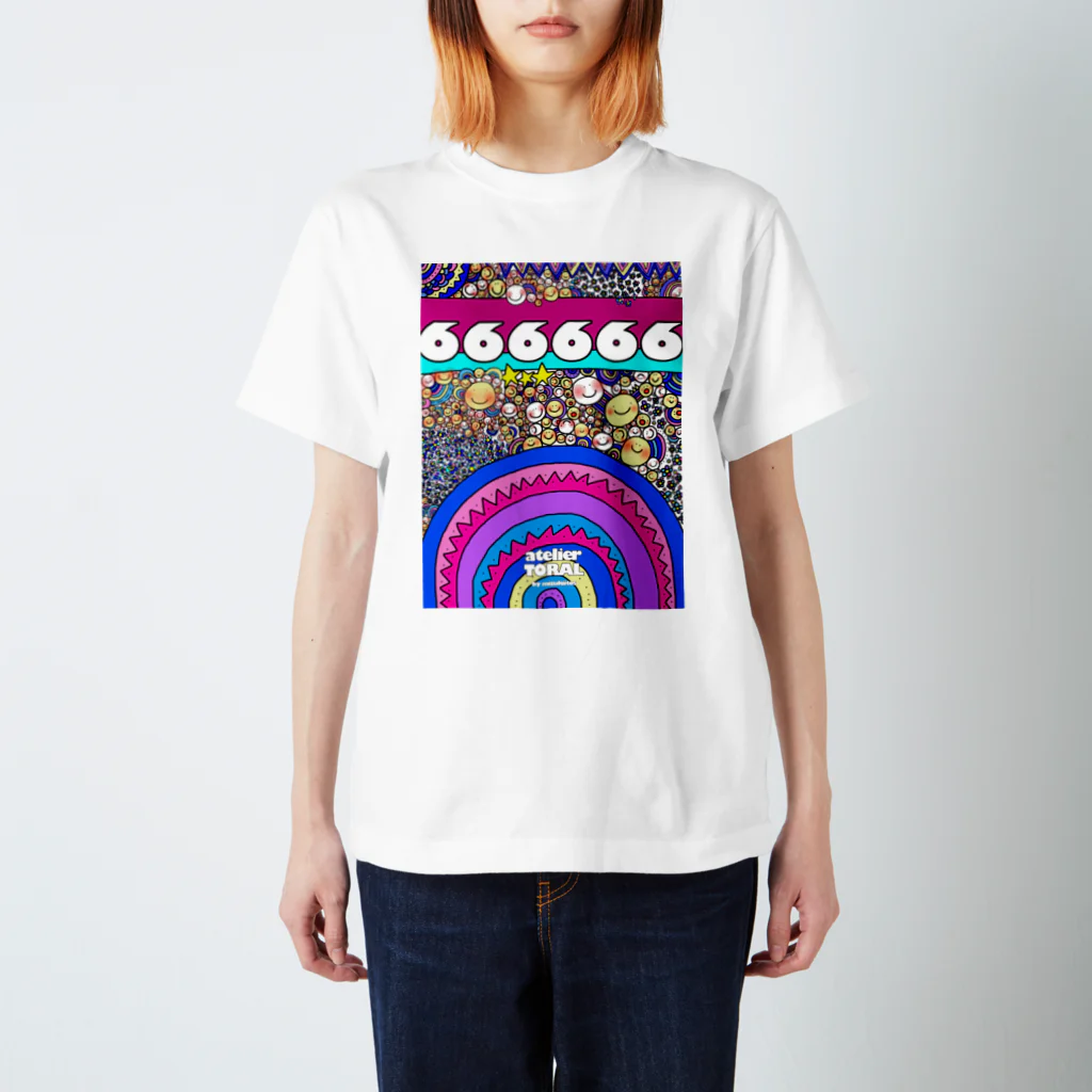 atelierTORAL by  mizukiitosの666 666 Regular Fit T-Shirt