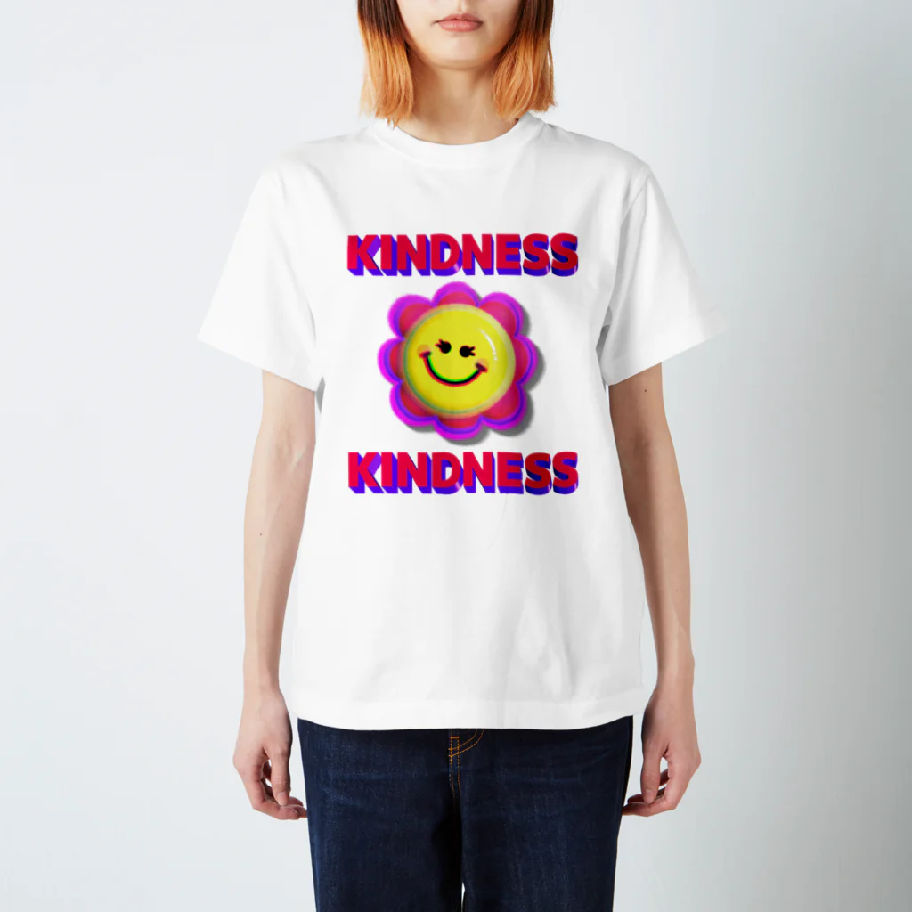 🌈KANAE🌈のフラワーちゃんkindness スタンダードTシャツ