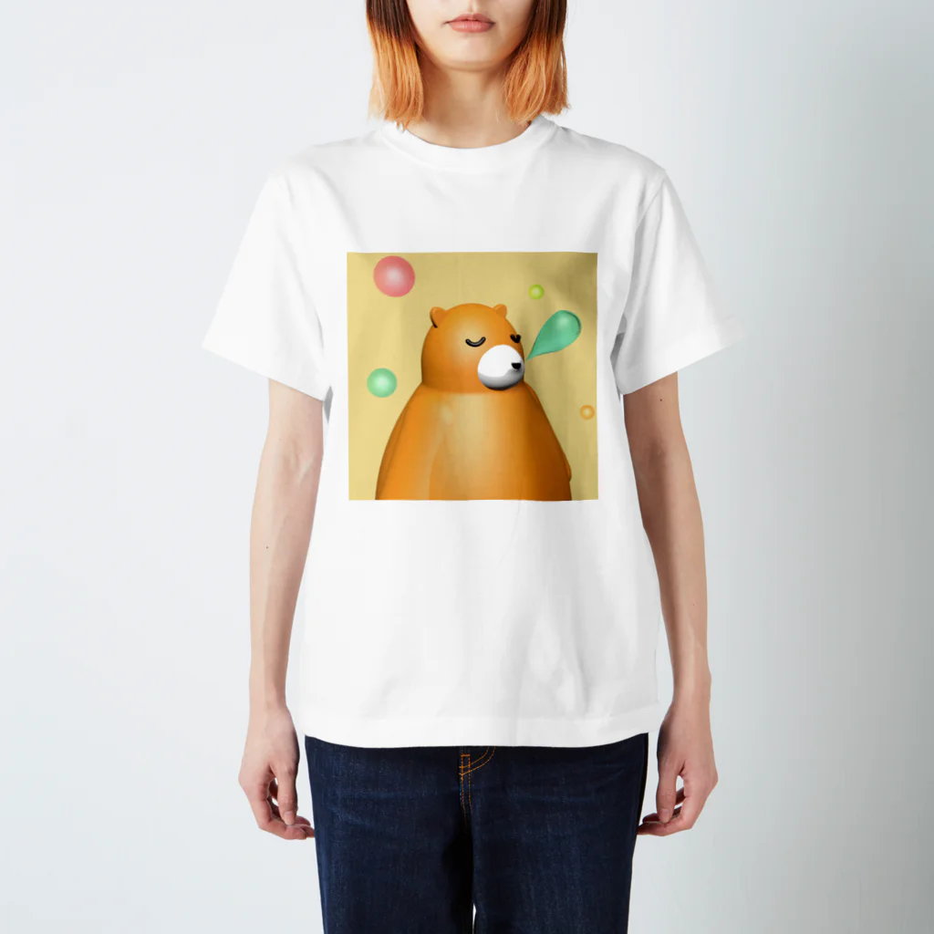 FUJIOKA FACTORYのSleepy bear "dozy" #1 スタンダードTシャツ