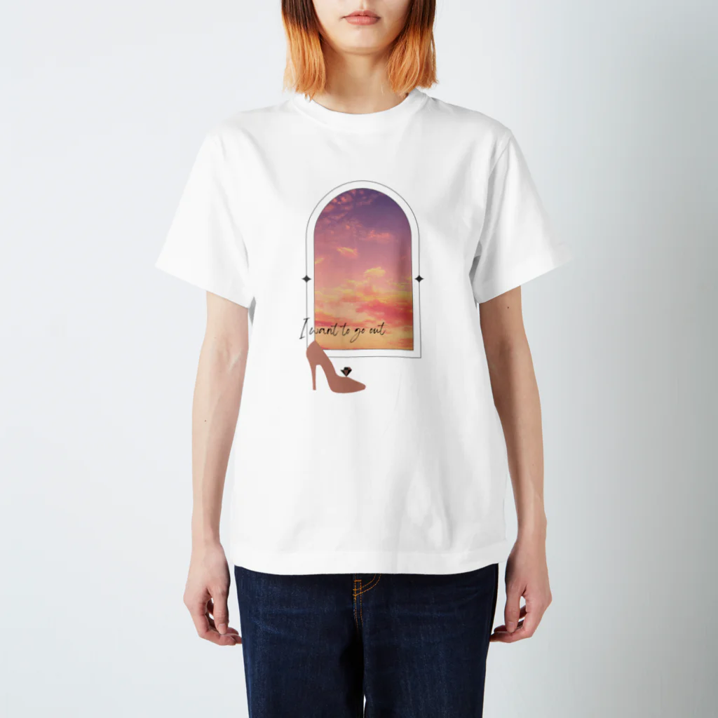 colocotoriの＜空＞出かけたいっ～I want to go out Regular Fit T-Shirt