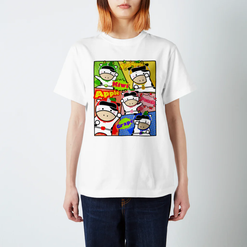 ぎゅっと。のモーフルジャー スタンダードTシャツ