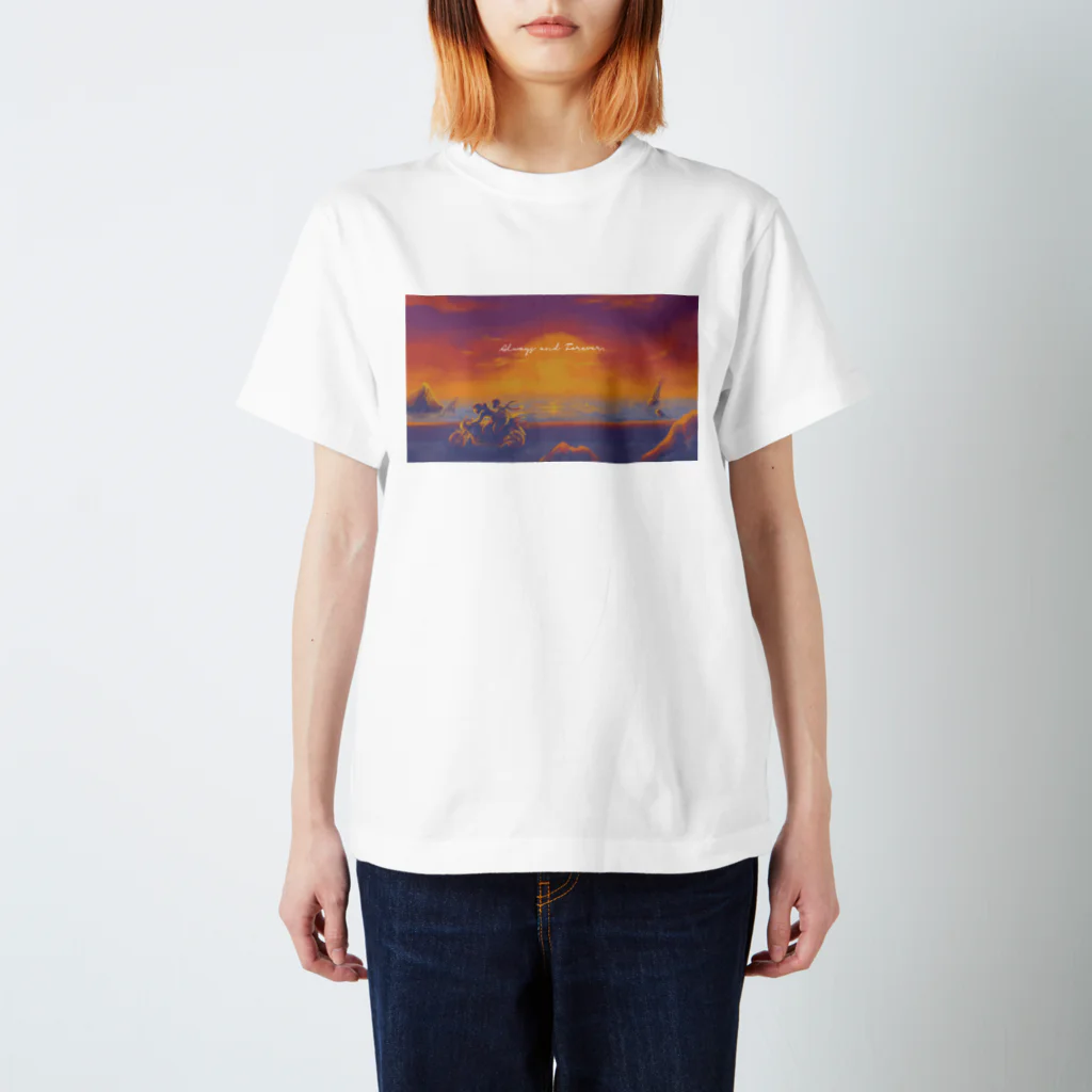 たきびすりーぷのalways and forever Regular Fit T-Shirt