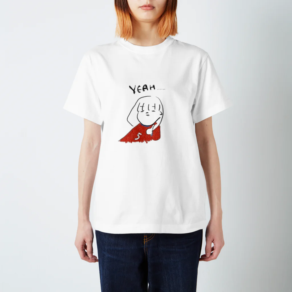 笹りんごのYEAH  GIRL スタンダードTシャツ