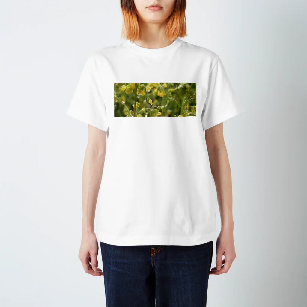 天秤座の雨上がりの菜の花 Regular Fit T-Shirt