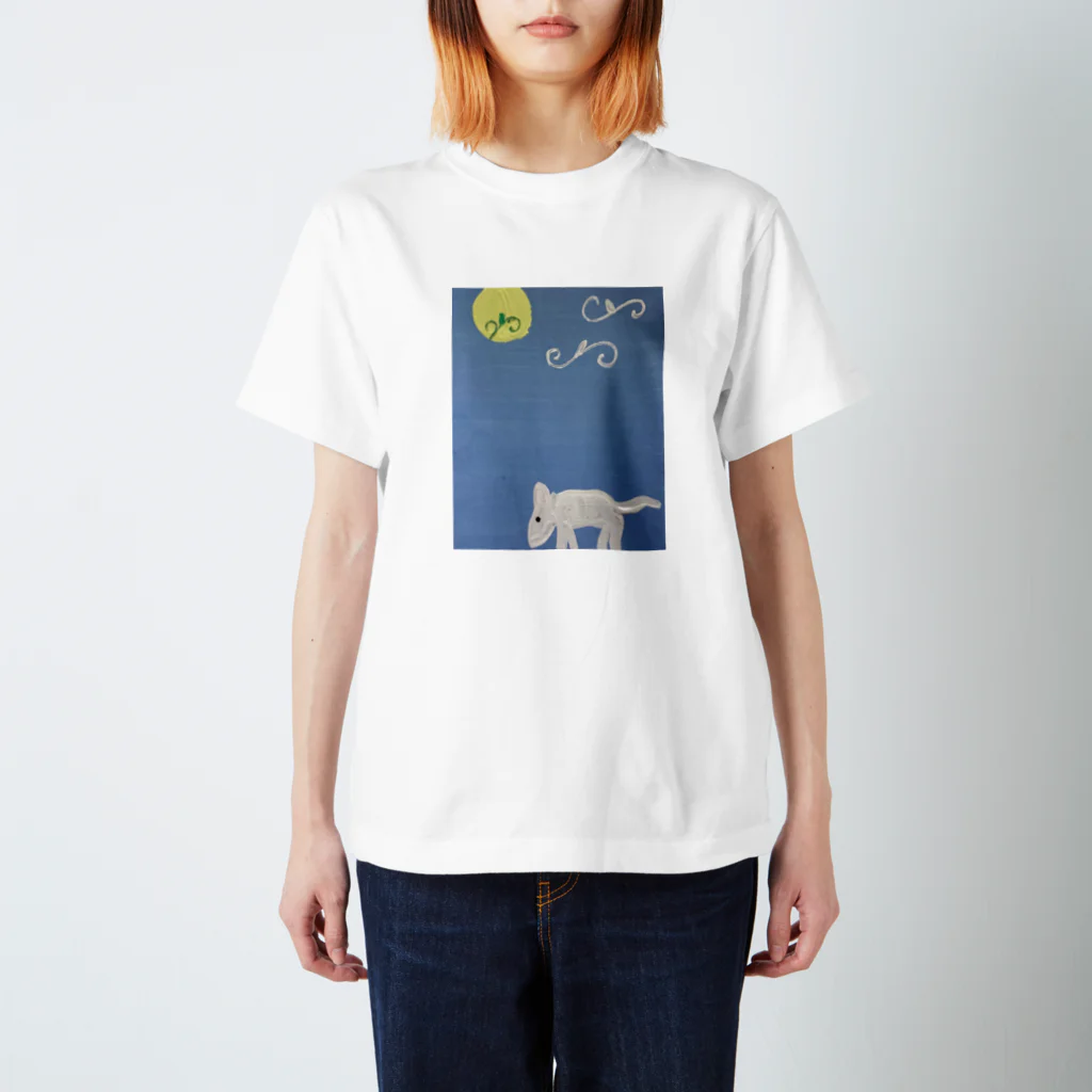 zimei-diary の怪獣の赤ちゃんと唐草の世界 スタンダードTシャツ