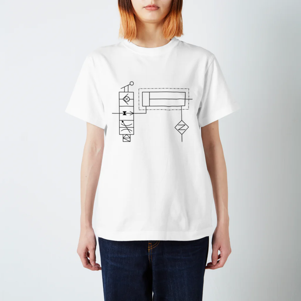 Miyanomae Manufacturingの空圧回路S スタンダードTシャツ