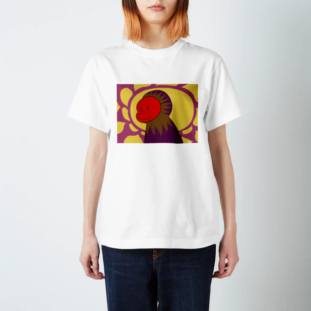 kijikoのEto Project_Funny Face Mask Regular Fit T-Shirt