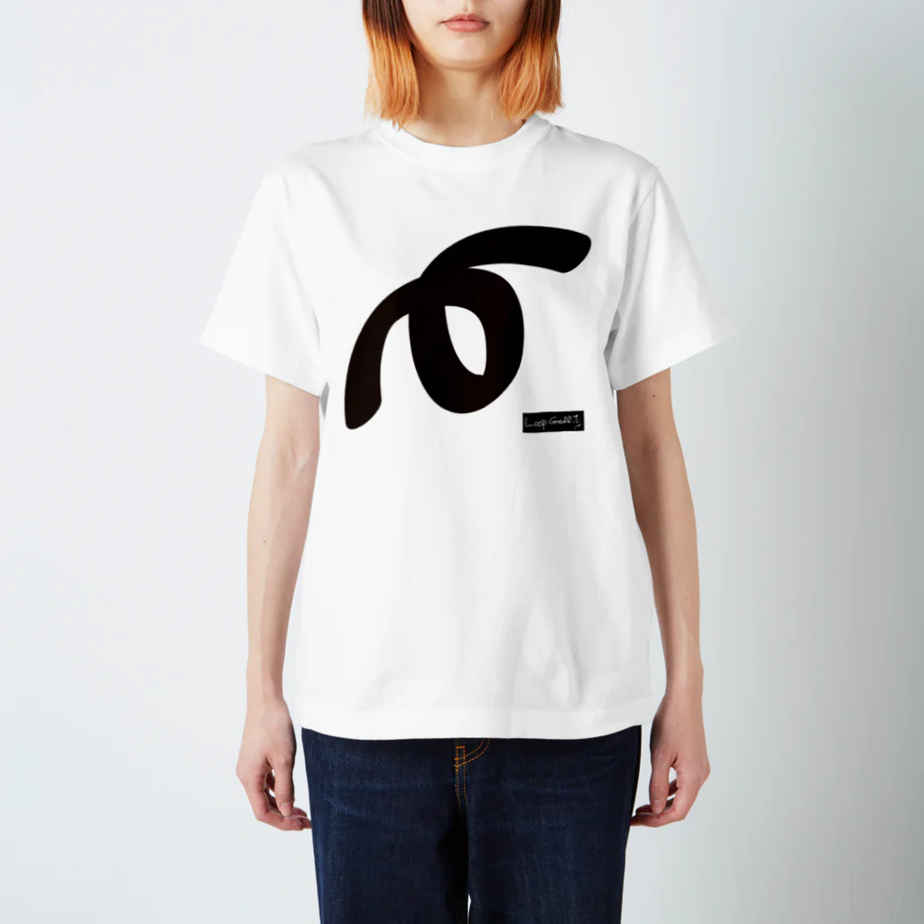 Loop GraffitiのBLACK LOOP スタンダードTシャツ