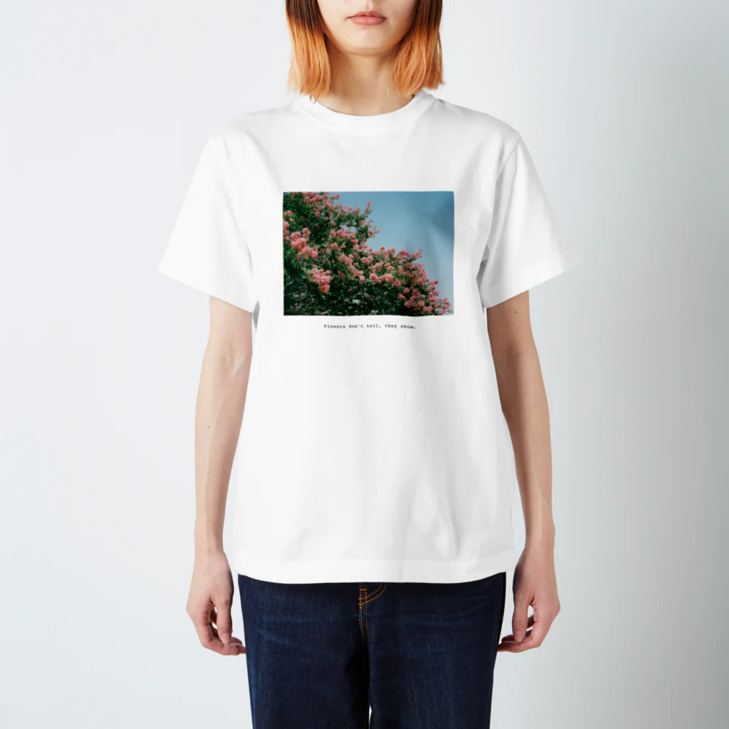 sanadaのcrepe myrtle ー 百日紅 Regular Fit T-Shirt