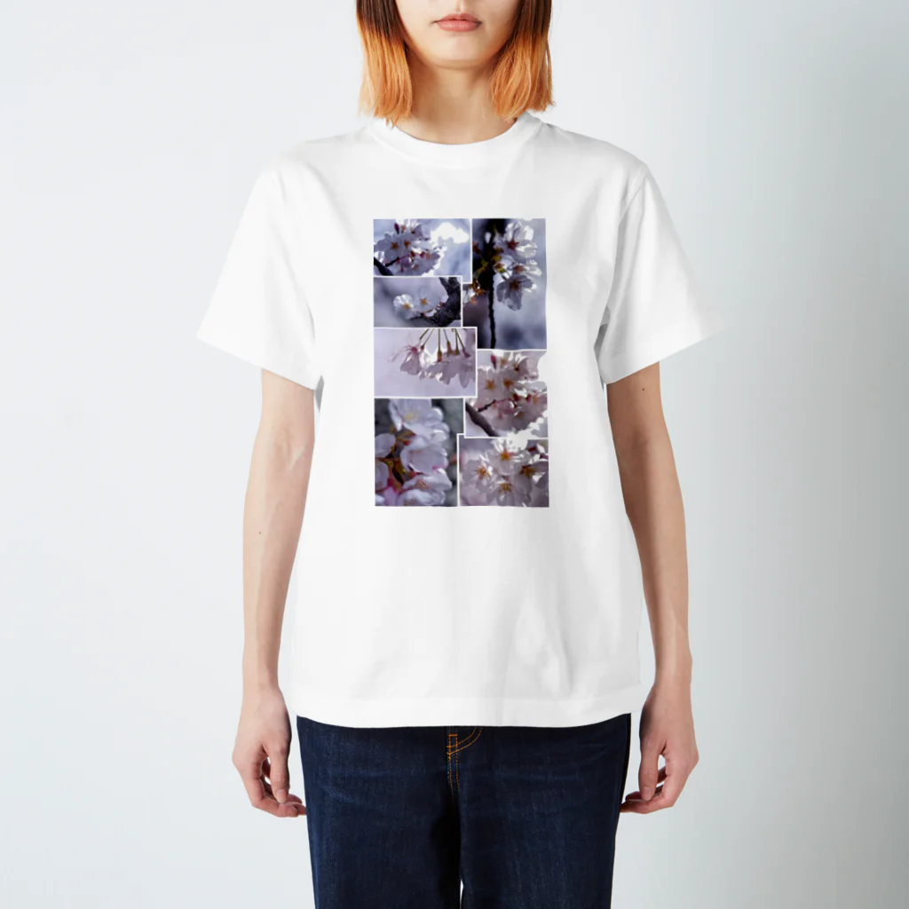 alligator_artの桜詰め合わせ Regular Fit T-Shirt