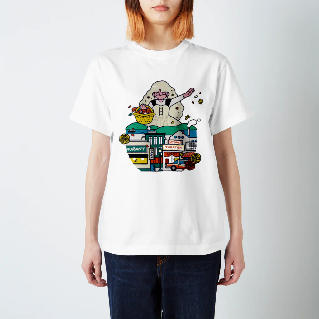 SANNO CREATIONSのフラワー・ガール スタンダードTシャツ