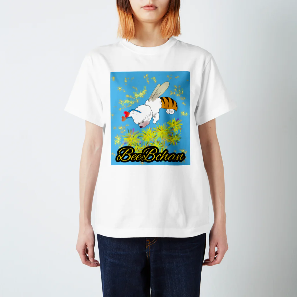 オフィシーナ　ロンポペのミツバチビーちゃん　Bee Bchan スタンダードTシャツ