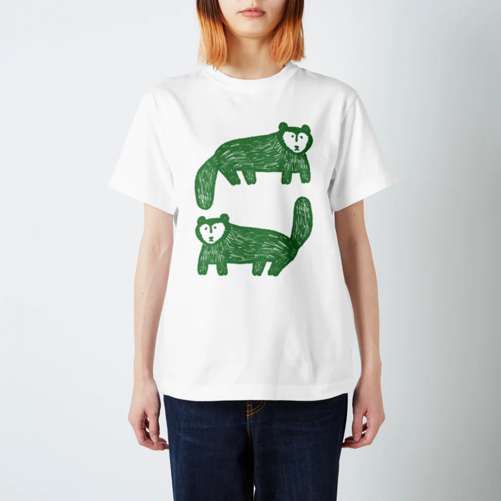 boorichanのgrrr おさんぽ Regular Fit T-Shirt