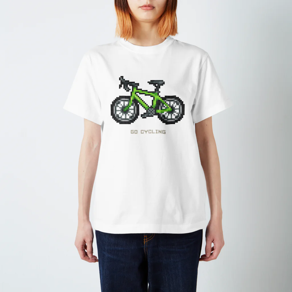 ドット絵どうぞのゴーサイクリング スタンダードTシャツ