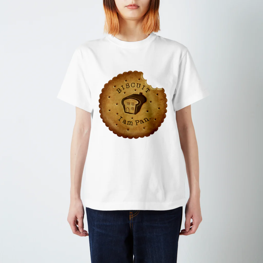 I am Pan.のI am Pan.の食べかけビスケット Regular Fit T-Shirt