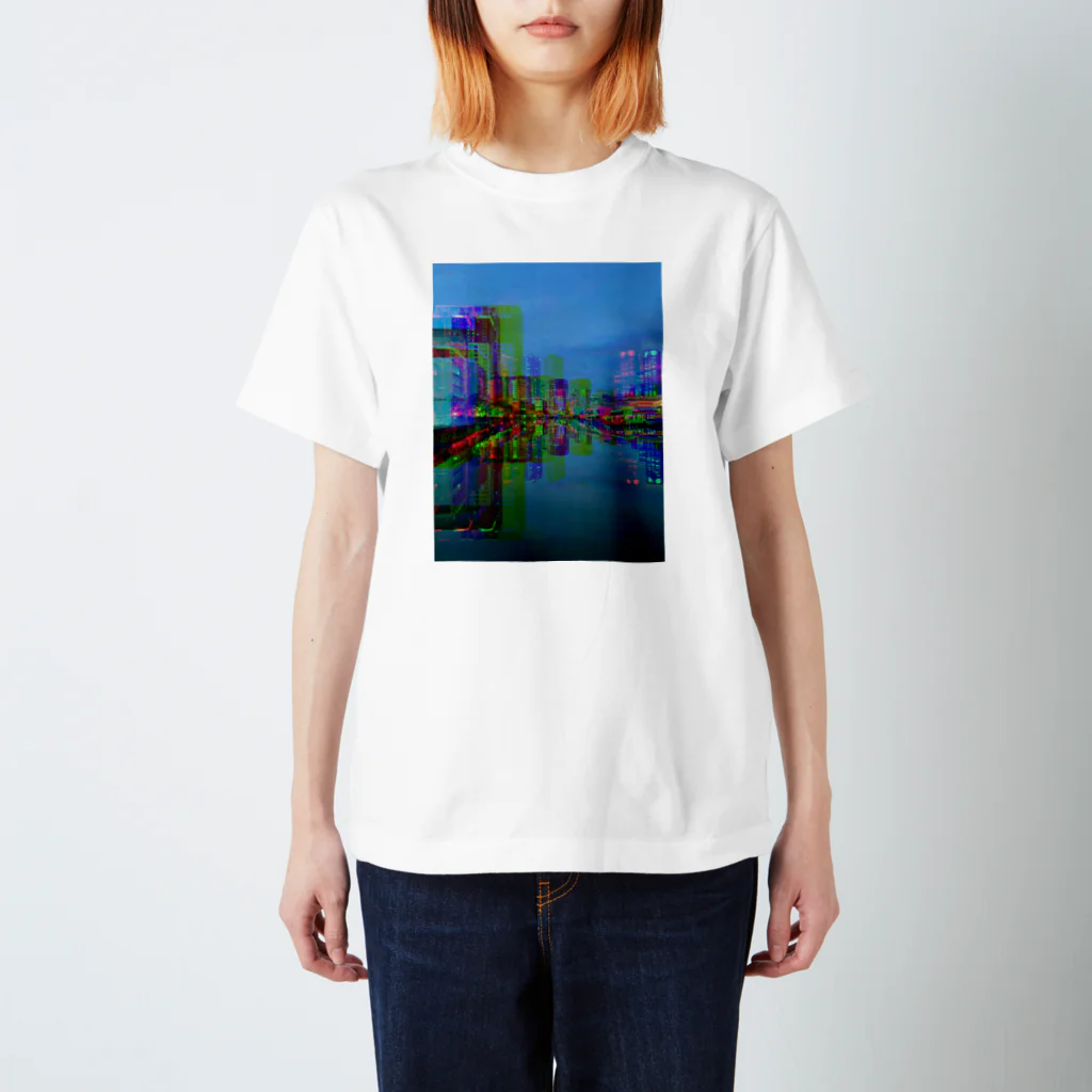 ba_nana765のOsaka Nakanoshima Night スタンダードTシャツ