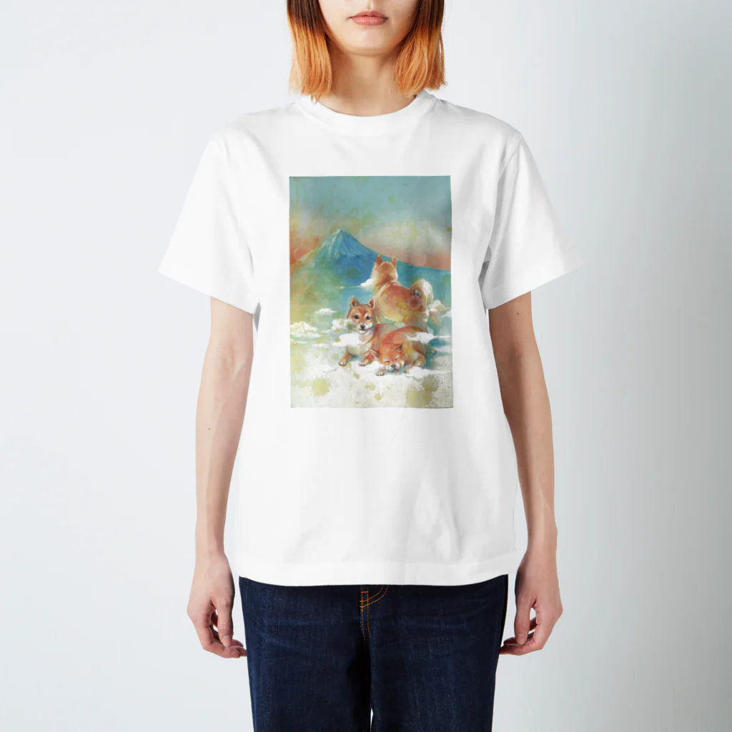 オオタカナのいぬぐも Regular Fit T-Shirt