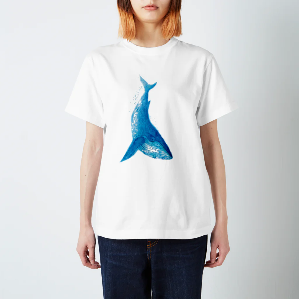 shokomumuのYAKUSHIMA ∞ ザトウクジラ Regular Fit T-Shirt