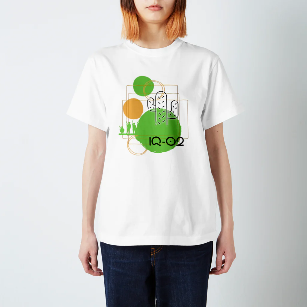 IQ02_sabotenのサボテンシリーズ Regular Fit T-Shirt