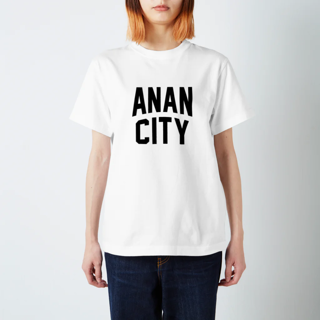 JIMOTOE Wear Local Japanの阿南市 ANAN CITY スタンダードTシャツ