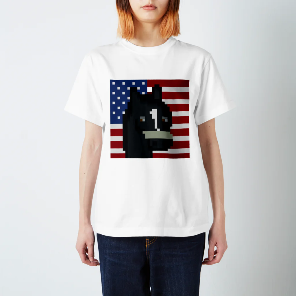 UmaJockey's ShopのHorse Punks #19 Regular Fit T-Shirt