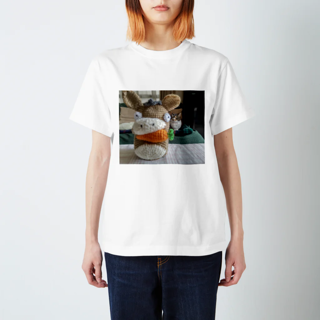 mi-capri(みかぷり)のおうまさんのTシャツ スタンダードTシャツ