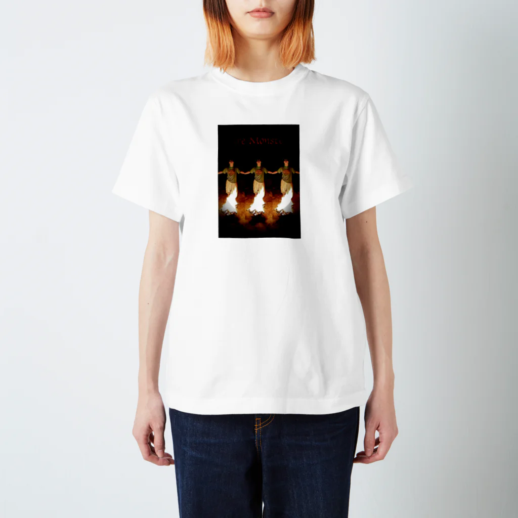 yu_saxのFireMonster Regular Fit T-Shirt