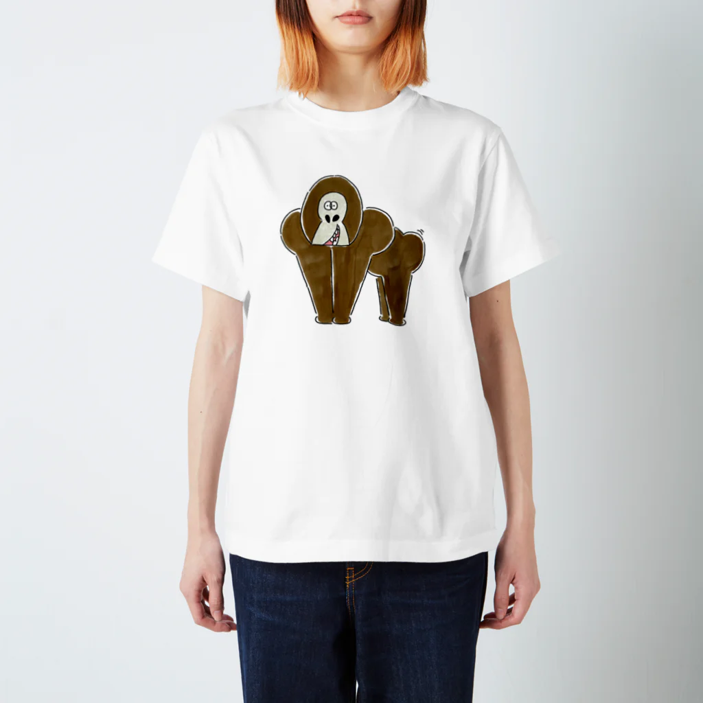 ICHIGOWARPのYAY GORILLA スタンダードTシャツ