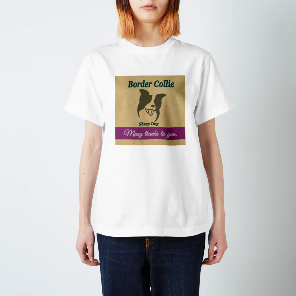 ボダコのレオのボダコのレオ　シルエット　ラベル風 Regular Fit T-Shirt