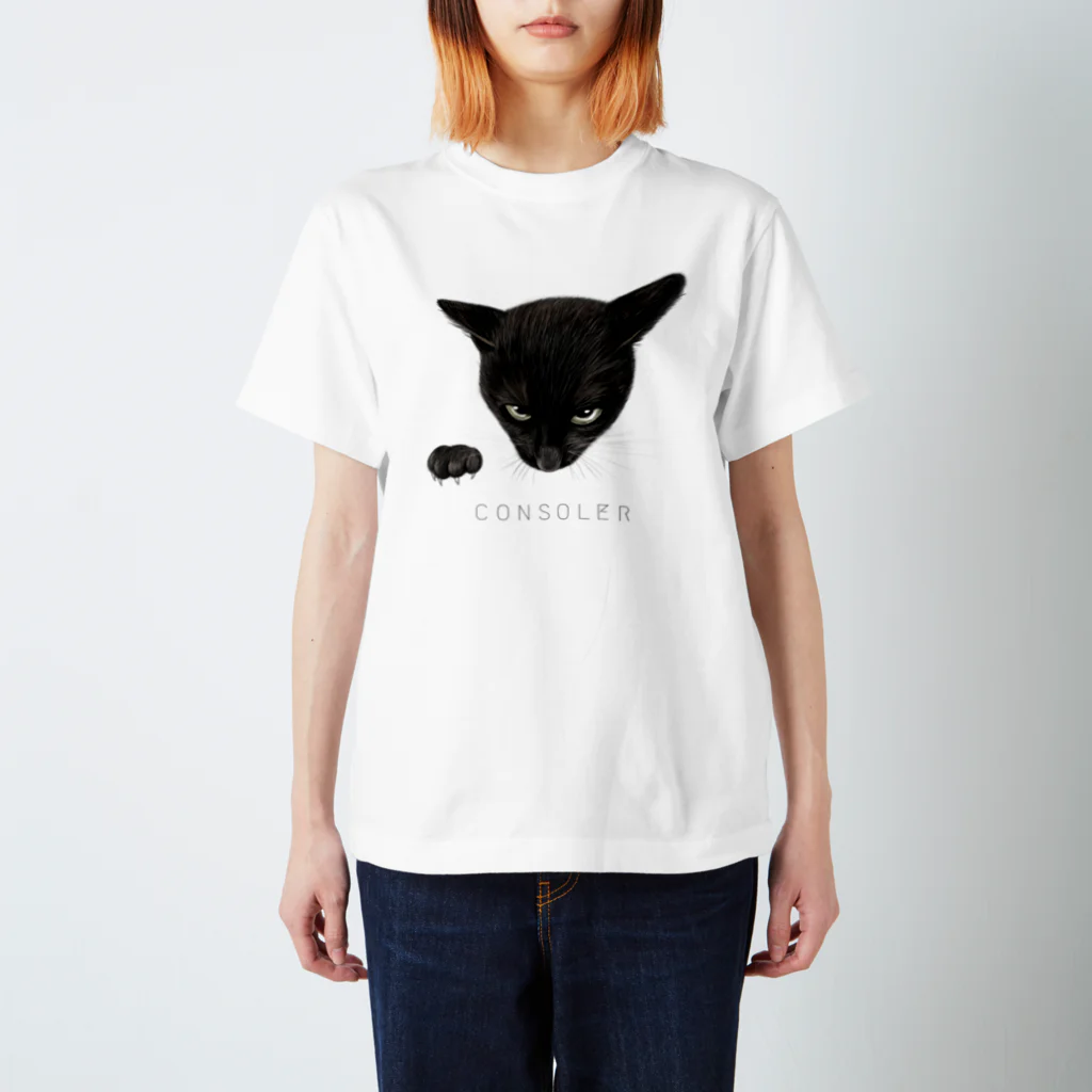 CONSOLER(コンソレ)のCONSOLER 猫 004 スタンダードTシャツ