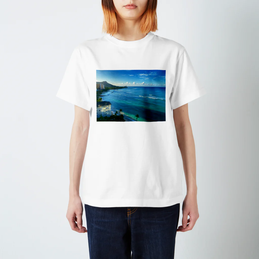 LOCO.AYAのHawaii Waikiki  自分で撮影したハワイシリーズ。 スタンダードTシャツ