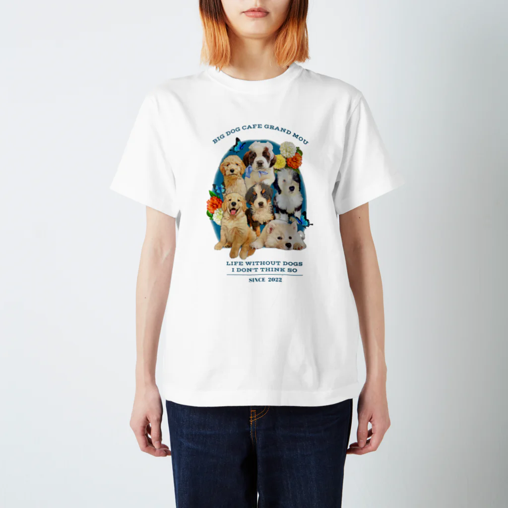 GRAND MOU《ぐらんむー》の大型犬カフェGRAND MOU《ぐらんむー》2022 Regular Fit T-Shirt