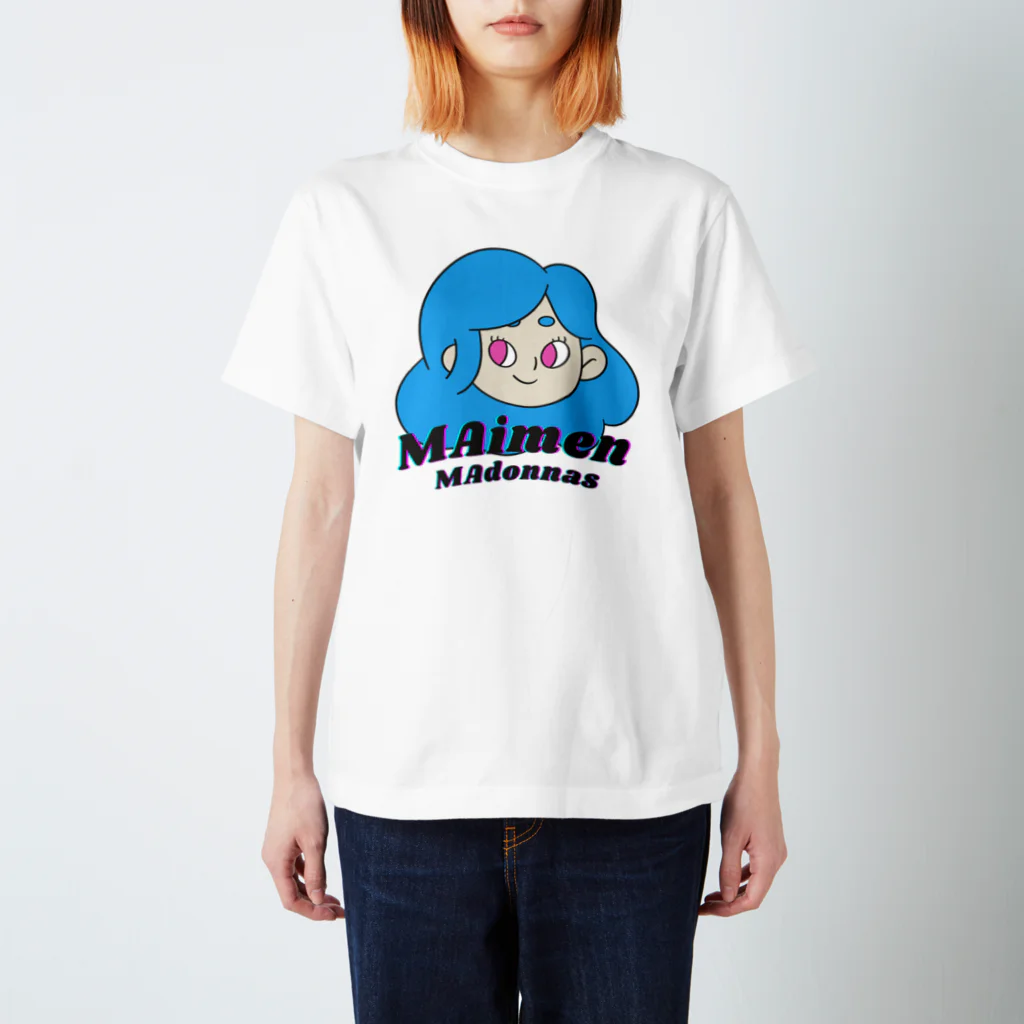 マいめんショップ👶🍼のMAimen MAdonnas Tシャツ×ホワイト スタンダードTシャツ