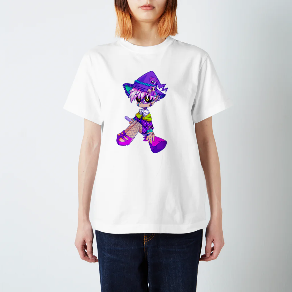 毒夢工房のカラフル魔法使いくん スタンダードTシャツ