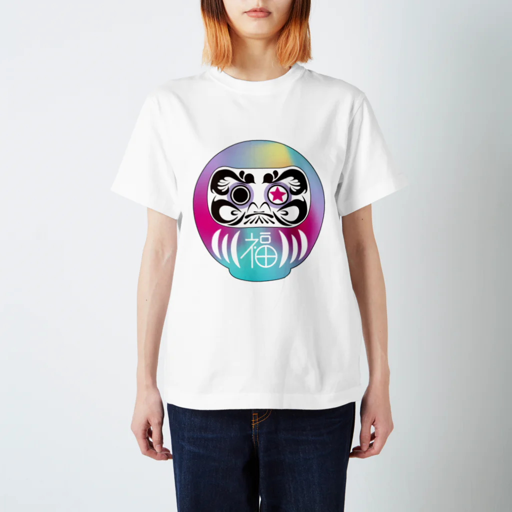 umino_GFのサイケデリック達磨 Regular Fit T-Shirt