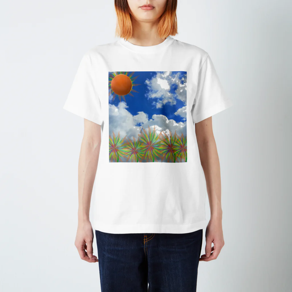 ASCENCTION by yazyの花と空と太陽と（22/05） Regular Fit T-Shirt