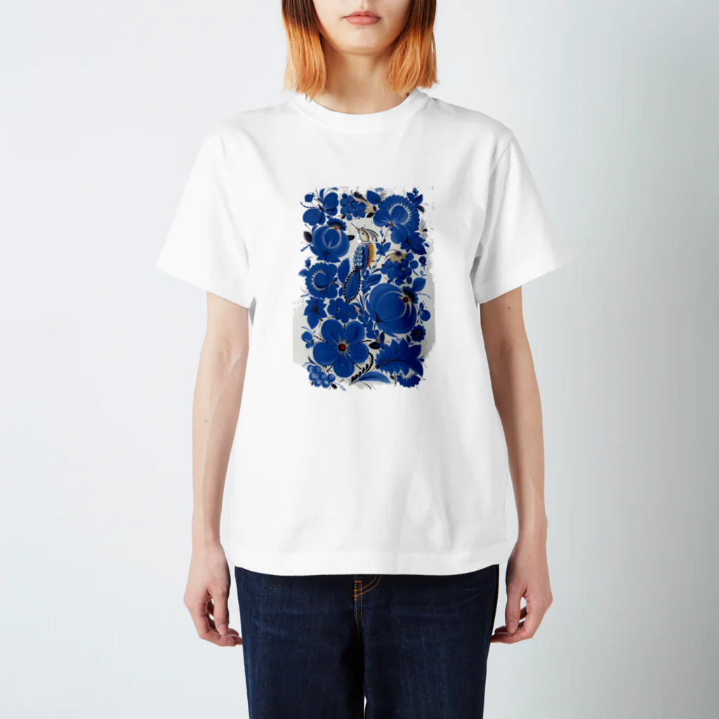 Cordelia　SUZURI分室のペトリキウカ　ブルーバード Regular Fit T-Shirt