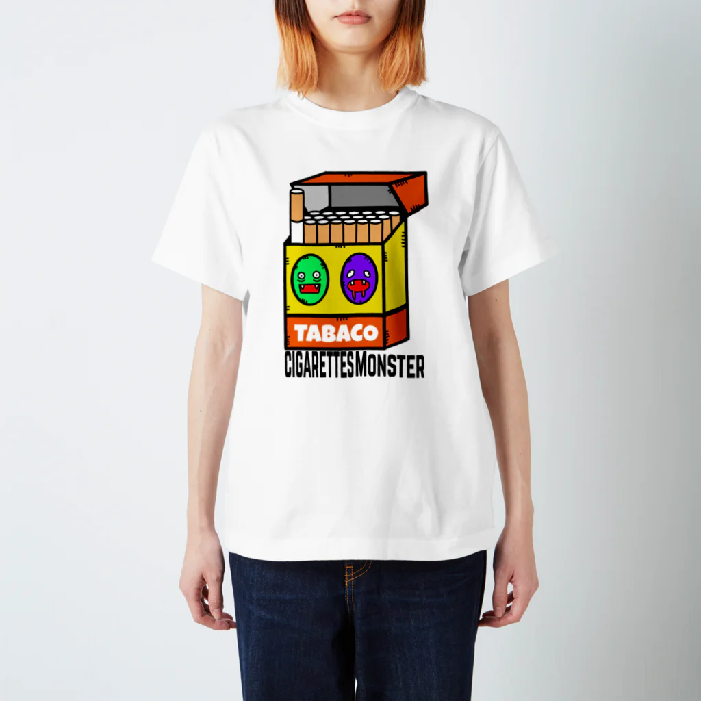ブティック千代子のCIGARETTES MONSTER  Regular Fit T-Shirt