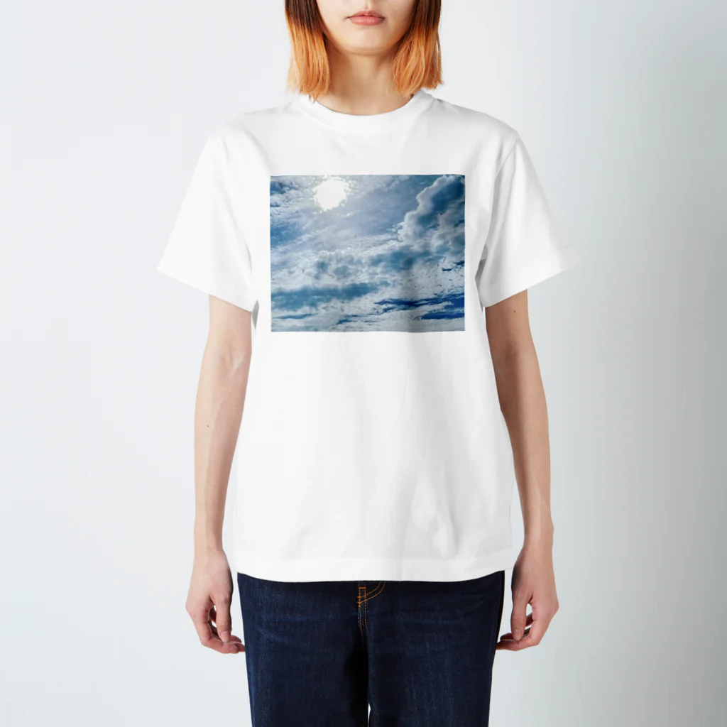 Zunco☺︎のsky Regular Fit T-Shirt