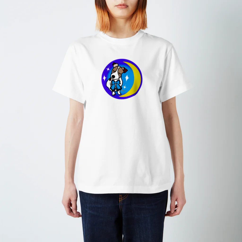 虹色PLUSの夢の国へ　ジャックラッセルテリア犬 Regular Fit T-Shirt