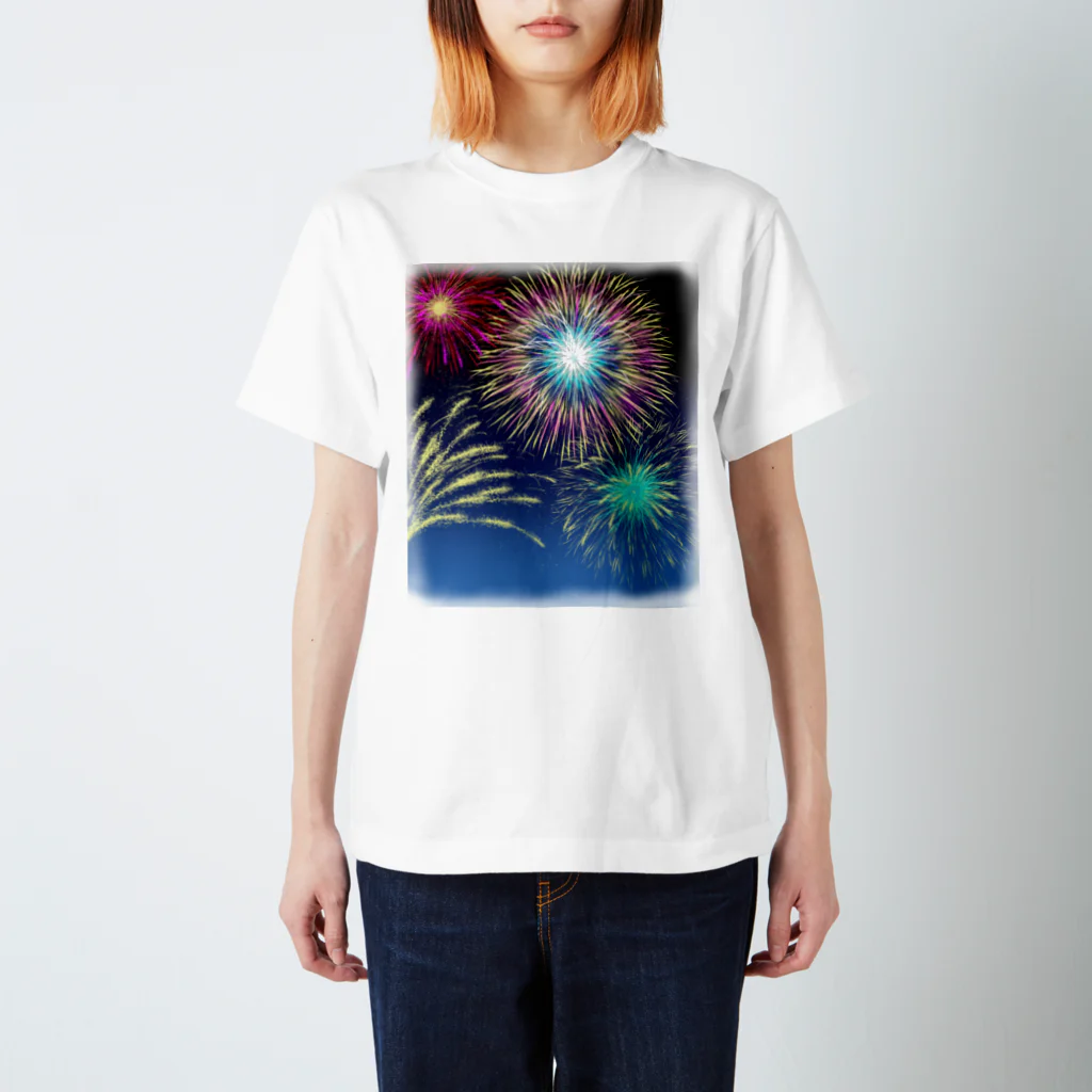 satoharuの花火の思い出 スタンダードTシャツ