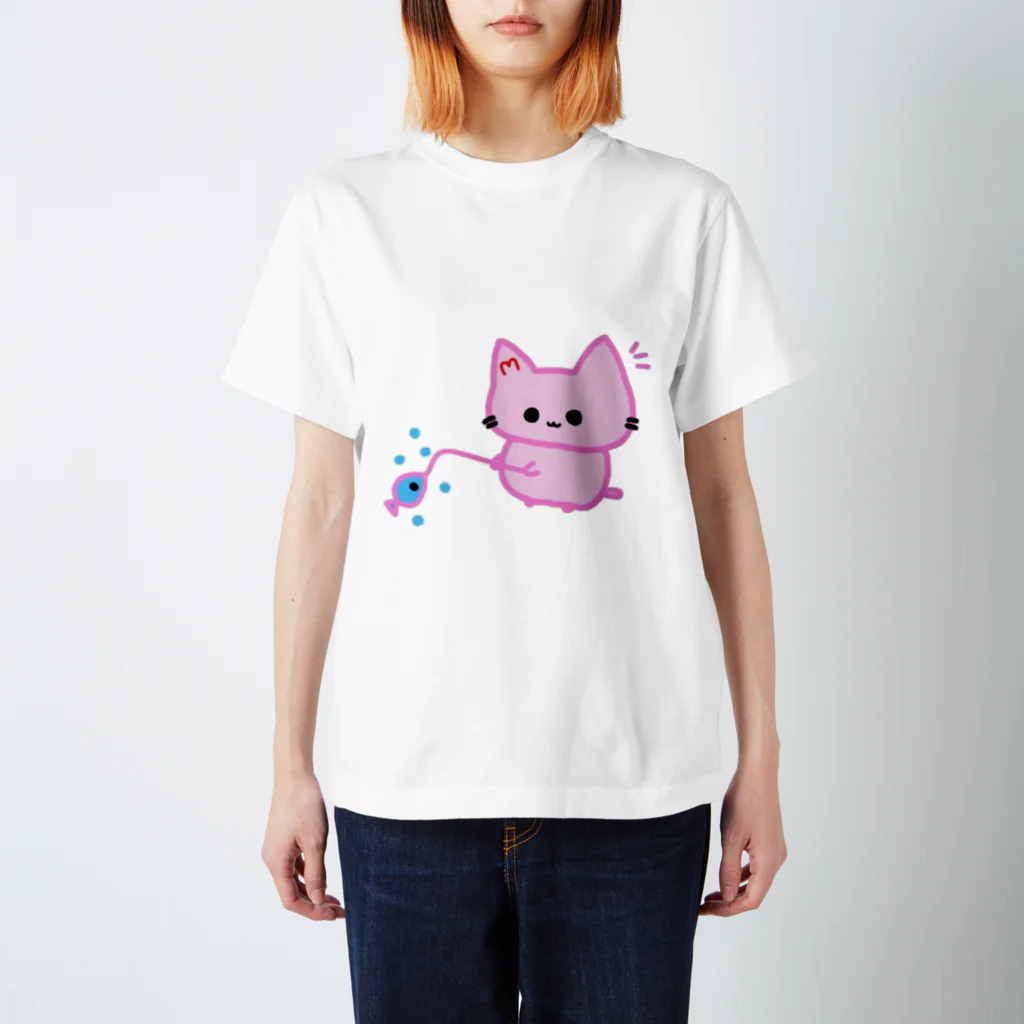 ももにゃん🐾のももにゃん🐾 スタンダードTシャツ