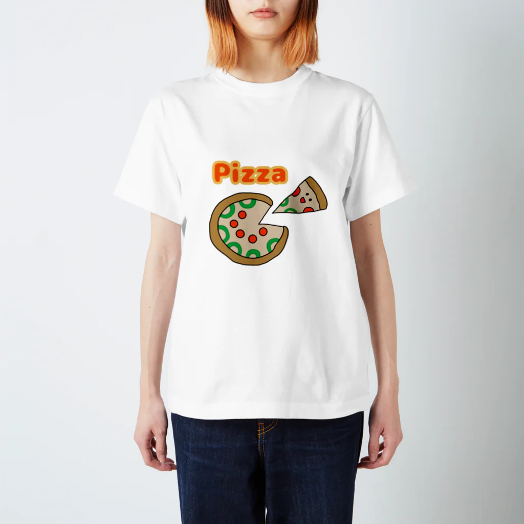 mocha_jasmine_shopの美味しいピザが食べたいな Regular Fit T-Shirt