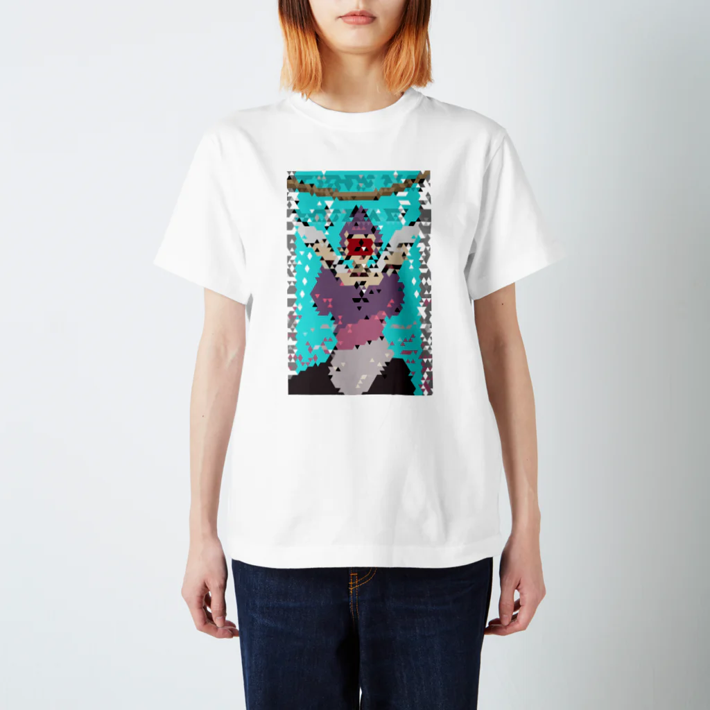 すのうてぃの天の迎え　〜TENNNOMUKAE〜　三角ピクセレートver Regular Fit T-Shirt