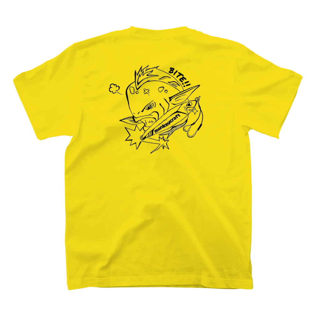 MONKEY　CRAFTのフィッシング　釣りTシャツ monkeycraft Regular Fit T-Shirtの裏面