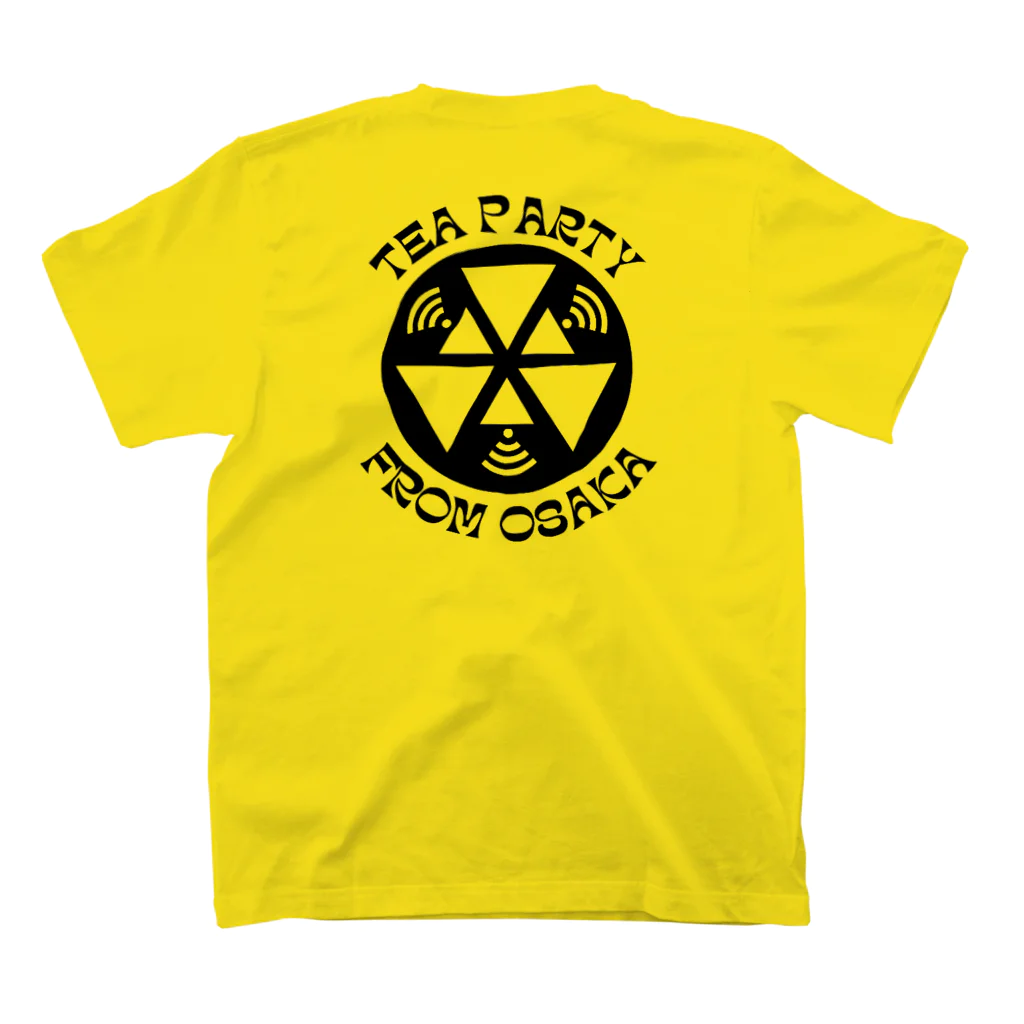 TEA PARTY Dance ShopのTEA PARTY バックプリントTシャツ Yellow Regular Fit T-Shirtの裏面